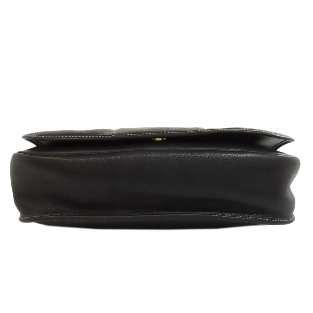 CHRISTIAN DIOR Black Leather Shoulder Bag - Picture 4 of 11